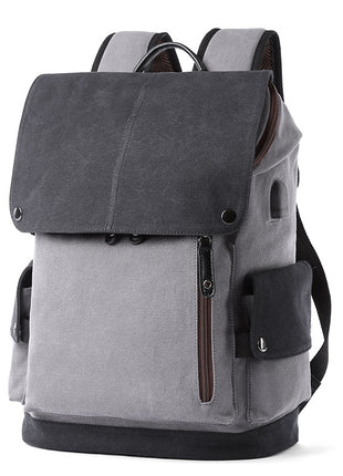 Canvas Backpack Large Capacity Student School Bag