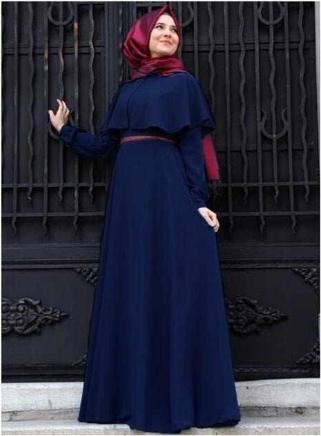 Elastic Sunshine Linen Plus Size Abaya