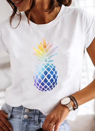 Crew Neck Casual Printed T-shirt