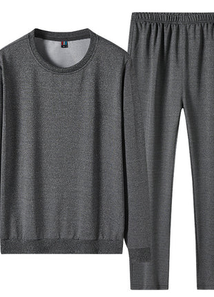 Spring And Autumn No Metal No Drawstring No Pocket Suit Casual Sweatshirt Trousers