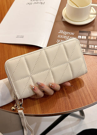 Rhombus Long Zip Purse