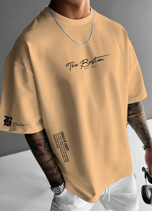 Round Neck Loose Casual Short Sleeve