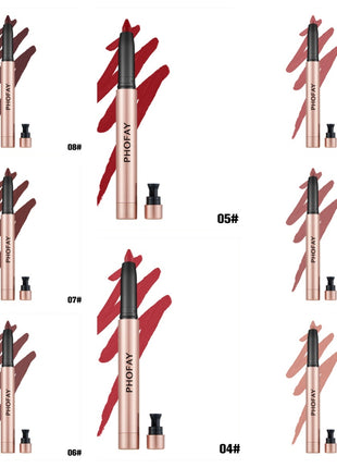 PHOFAY Matte Lip Liner + Lipstick Pen