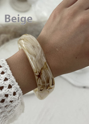 Acrylic Exaggerated Translucent Bracelet