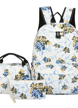 Casual Three-piece Large Capacity Student Schoolbag Japanese Style backpack