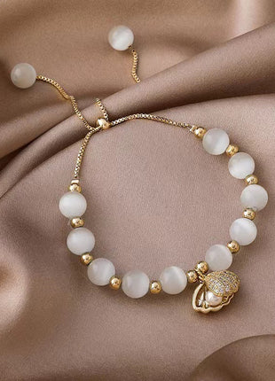 Fashionable All-match Shell Natural Pearl Temperament Opal Bracelet
