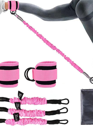 Ankle Strap Resistance Bands Hip Leg Strength Pull Rope Fitness Elastic Training Home Yoga Pilate Crossfit Workout Gym Equipment