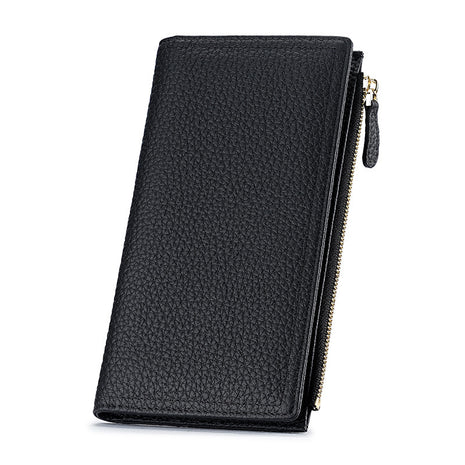 Cowhide Long Wallet