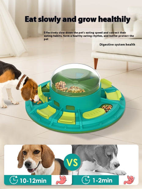 Interactive Dog Puzzle IQ Improvement and Slow Feeding Nutritious Non-Electric Plastic