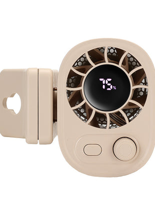 Portable Clip Fan – USB Rechargeable, Adjustable, and Quiet Cooling