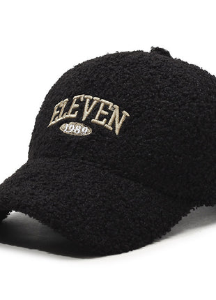 Winter Lambskin Thickened Warm Baseball Cap