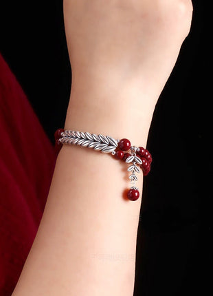 Cinnabar Gold Sand Bracelet