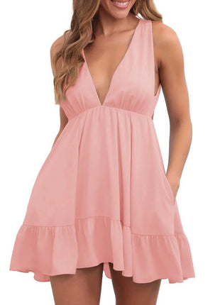 Backless Sleeveless Sling Dress