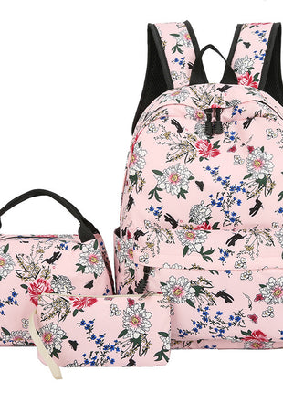 Casual Three-piece Large Capacity Student Schoolbag Japanese Style backpack