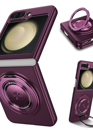 Samsung Galaxy Z Flip 3/4/5/6 Rotating Folding Strong Magnetic Suction Case