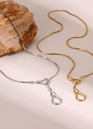 18K Gold Plated Adjustable Long Sweater Chain Necklace