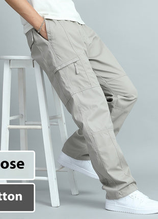 Pure Cotton Casual Pants