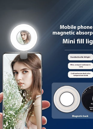 W36 Mobile Phone Fill Light with Makeup Mirror