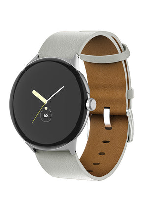 Applicable to Google Watch Straight Interface Leather Strap