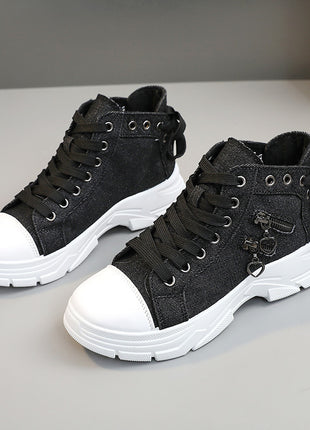 Canvas Breathable Platform Heighten Casual Shoes