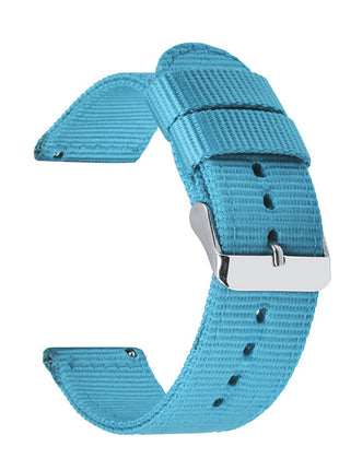 Solid Nylon Canvas Watch Strap
