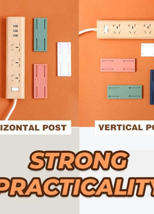 Self-Adhesive Wall Socket & Cable Organizer