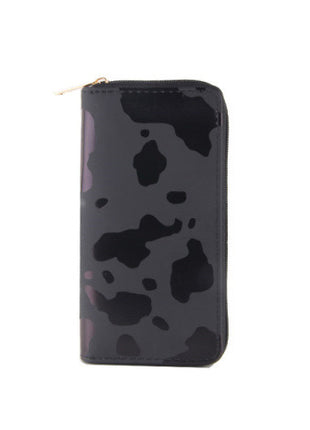 Cow Pattern Long PU Wallet