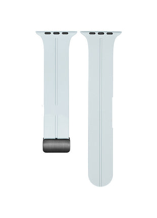 Magnetic Suction Folding Buckle Silicone Applicable to Apple Watch