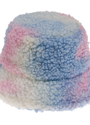 Autumn And Winter Thickening Tie-dye Bucket Hat