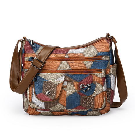 Sewing Thread Casual Crossbody Bag