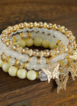 Crystal Multi-layer Beaded Bracelet