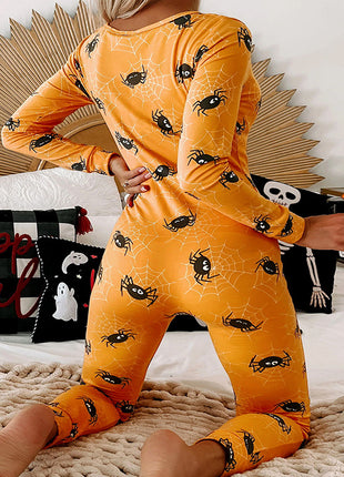 Halloween Long Sleeve One Piece Pyjamas
