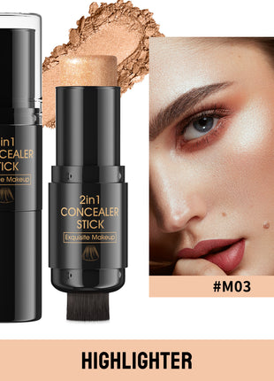 HelloKiss Double-Head Contour & Highlight Stick with Brush