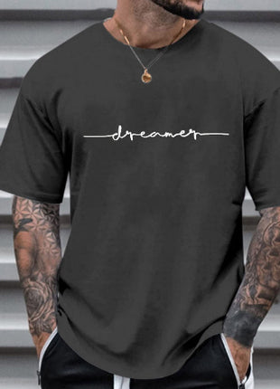 Loose And Comfortable Round Neck Short Sleeve