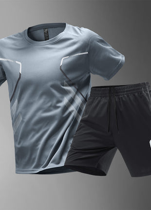 Quick-drying Breathable Short Sleeve Round Neck Set