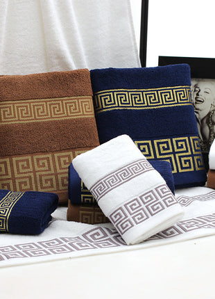 Cotton Towels Three-Piece Set – Soft & Absorbent