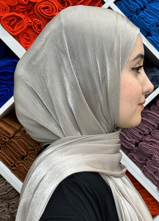 Breathable Cool Island Satin Smooth Silk Toe Scarf