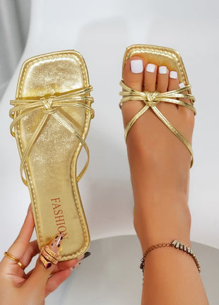 Square Toe Simple Thin Flat