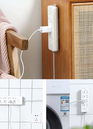 Self-Adhesive Wall Socket & Cable Organizer