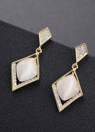 Fashionable Spade High-end Earrings