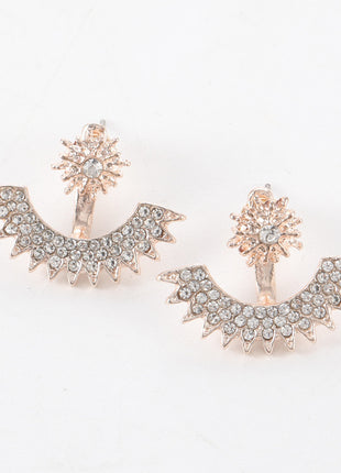 Gypsophila Multi-angle Rhinestone Earrings