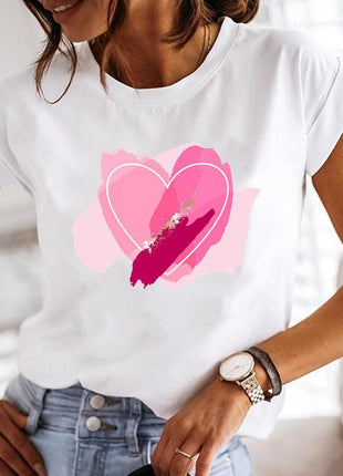 Crew Neck Casual Printed T-shirt