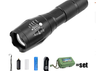 Strong Rechargeable Waterproof Flashlight