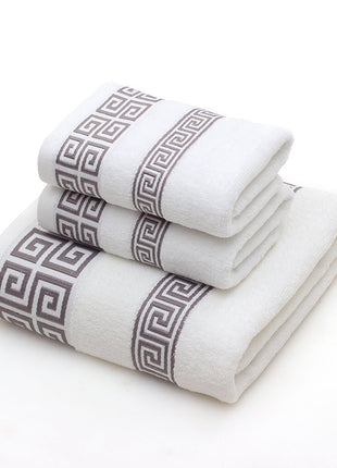 Cotton Towels Three-Piece Set – Soft & Absorbent