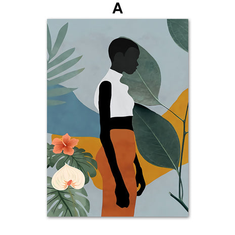 Abstract African Women 60 X 100 cm