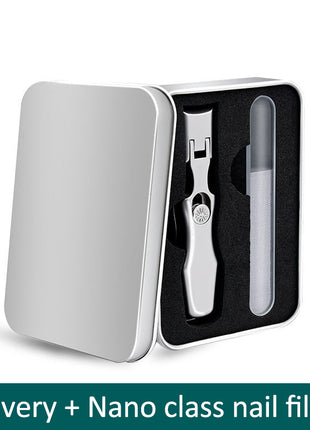 Splash-Resistant Stainless Steel Nail Clipper Set