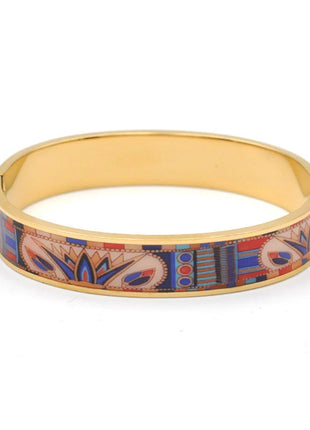 Stainless Steel and Enamel Bangles
