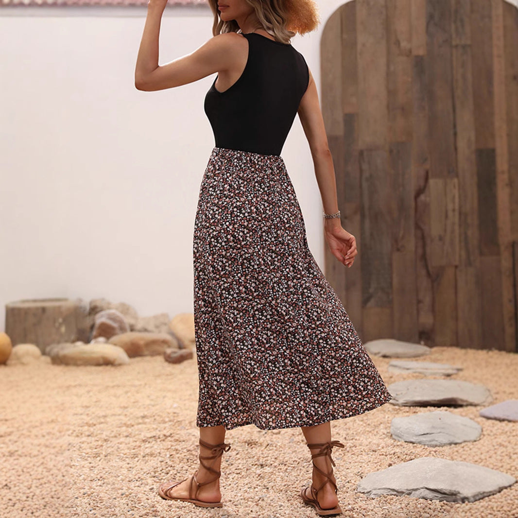 Spring And Summer Elegant Sleeveless Dress