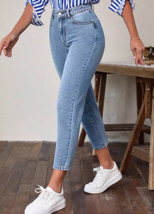 Retro High Waist Stretch Skinny Jeans
