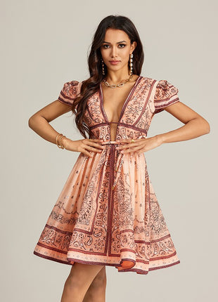 Vacation Style Short Dress